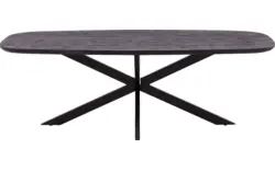 Goossens eettafel nilo zwart mango - 8251614-goossens-nilo-eettafel-mango-zwart-01