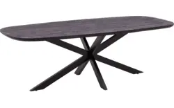 Goossens eettafel nilo zwart mango - 8251614-goossens-nilo-eettafel-mango-zwart-01