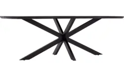 Goossens eettafel nilo zwart mango - 8251614-goossens-nilo-eettafel-mango-zwart-01