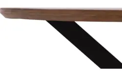 Goossens eettafel nilo bruin mango - 8251619-goossens-nilo-eettafel-mango-bruin-01