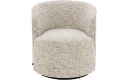 Goossens draaifauteuil milk wit stof - 8251630-goossens-milk-fauteuil-stof-01