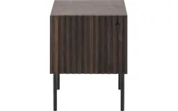 Goossens nachtkastje capelli donker bruin eiken - 8251638-goossens-capelli-nachtkastje-eiken-01