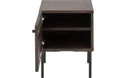 Goossens nachtkastje capelli donker bruin eiken - 8251638-goossens-capelli-nachtkastje-eiken-01