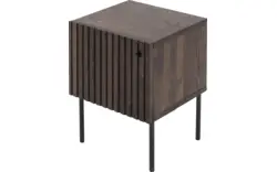 Goossens nachtkastje capelli donker bruin eiken - 8251638-goossens-capelli-nachtkastje-eiken-01