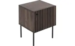 Goossens nachtkastje capelli donker bruin eiken - 8251639-goossens-capelli-nachtkastje-eiken-01