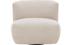 Goossens draaifauteuil nayla wit stof - 8251640-goossens-nayla-fauteuil-stof-05