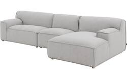 Goossens excellent loungebank sens bruin stof - 8251645-gespiegeld-02