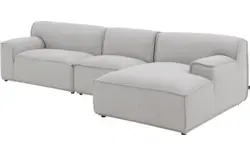 Goossens excellent loungebank sens bruin stof - 8251645-gespiegeld-02