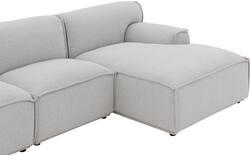 Goossens excellent loungebank sens bruin stof - 8251645-gespiegeld-02