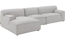 Goossens excellent loungebank sens bruin stof - 8251645-goossens-excellent-sens-bank-stof-bruin-01