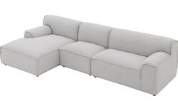 Goossens excellent loungebank sens bruin stof - 8251645-goossens-excellent-sens-bank-stof-bruin-01