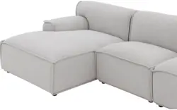 Goossens excellent loungebank sens bruin stof - 8251645-goossens-excellent-sens-bank-stof-bruin-01