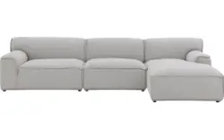 Goossens excellent loungebank sens bruin stof - 8251646-gespiegeld-02