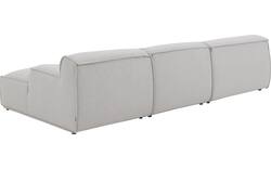 Goossens excellent loungebank sens bruin stof - 8251646-gespiegeld-02