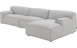 Goossens excellent loungebank sens bruin stof - 8251646-gespiegeld-02