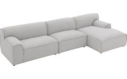 Goossens excellent loungebank sens bruin stof - 8251646-gespiegeld-02