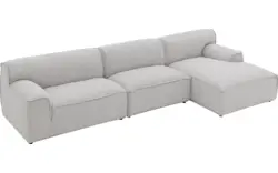 Goossens excellent loungebank sens bruin stof - 8251646-gespiegeld-02