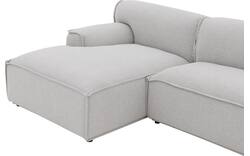 Goossens excellent loungebank sens bruin stof - 8251646-goossens-excellent-sens-bank-stof-bruin-01