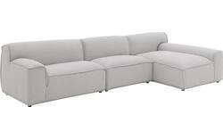 Goossens excellent loungebank sens bruin stof - 8251648-gespiegeld-02