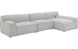Goossens excellent loungebank sens bruin stof - 8251648-gespiegeld-02