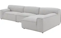 Goossens excellent loungebank sens bruin stof - 8251648-gespiegeld-02