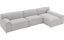 Goossens excellent loungebank sens bruin stof - 8251648-gespiegeld-02