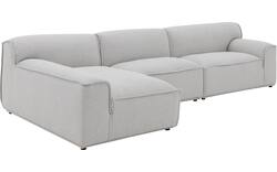 Goossens excellent loungebank sens bruin stof - 8251648-goossens-excellent-sens-bank-stof-bruin-01