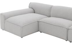 Goossens excellent loungebank sens bruin stof - 8251648-goossens-excellent-sens-bank-stof-bruin-01