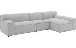 Goossens excellent loungebank sens bruin stof - 8251654-gespiegeld-03