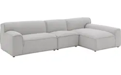 Goossens excellent loungebank sens bruin stof - 8251654-gespiegeld-02