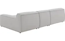 Goossens excellent loungebank sens bruin stof - 8251654-gespiegeld-02