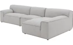Goossens excellent loungebank sens bruin stof - 8251654-gespiegeld-02