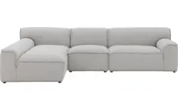 Goossens excellent loungebank sens bruin stof - 8251654-goossens-excellent-sens-bank-stof-bruin-01