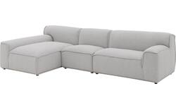 Goossens excellent loungebank sens bruin stof - 8251654-goossens-excellent-sens-bank-stof-bruin-02