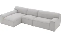 Goossens excellent loungebank sens bruin stof - 8251654-goossens-excellent-sens-bank-stof-bruin-01
