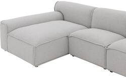 Goossens excellent loungebank sens bruin stof - 8251654-goossens-excellent-sens-bank-stof-bruin-01