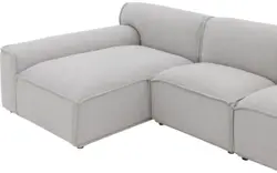 Goossens excellent loungebank sens bruin stof - 8251654-goossens-excellent-sens-bank-stof-bruin-01