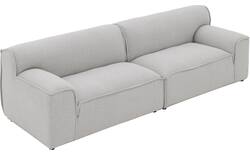Goossens excellent zitbank sens bruin stof - 8251657-goossens-excellent-sens-bank-stof-bruin-01