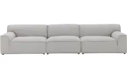 Goossens excellent zitbank sens bruin stof - 8251658-goossens-excellent-sens-bank-stof-bruin-01