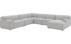 Goossens excellent u bank sens bruin stof - 8251659-gespiegeld-02