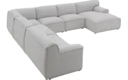Goossens excellent u bank sens bruin stof - 8251659-gespiegeld-02