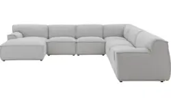 Goossens excellent u bank sens bruin stof - 8251659-goossens-excellent-sens-bank-stof-bruin-01