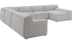 Goossens excellent u bank sens bruin stof - 8251660-gespiegeld-02