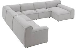 Goossens excellent u bank sens bruin stof - 8251660-gespiegeld-02