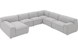 Goossens excellent u bank sens bruin stof - 8251660-goossens-excellent-sens-bank-stof-bruin-01