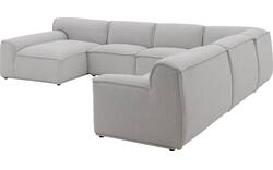 Goossens excellent u bank sens bruin stof - 8251660-goossens-excellent-sens-bank-stof-bruin-01