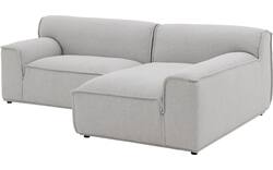 Goossens excellent loungebank sens bruin stof - 8251678-gespiegeld-02