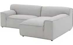 Goossens excellent loungebank sens bruin stof - 8251678-gespiegeld-02