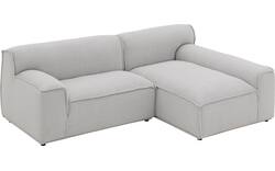 Goossens excellent loungebank sens bruin stof - 8251678-gespiegeld-02