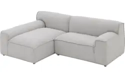 Goossens excellent loungebank sens bruin stof - 8251678-goossens-excellent-sens-bank-stof-bruin-01